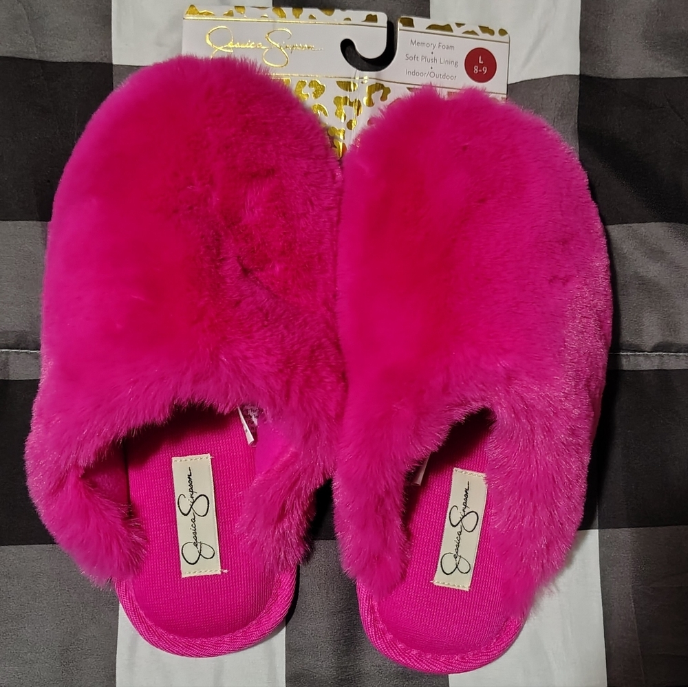 Jessica Simpson Indoor/Outdoor Memory Foam Slippers